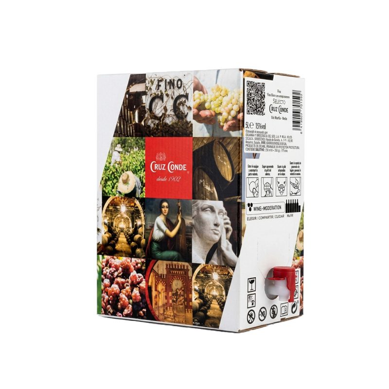 Selecto Cruz Conde bag in box 5 litros, vino generoso D.O.P. Montilla-Moriles