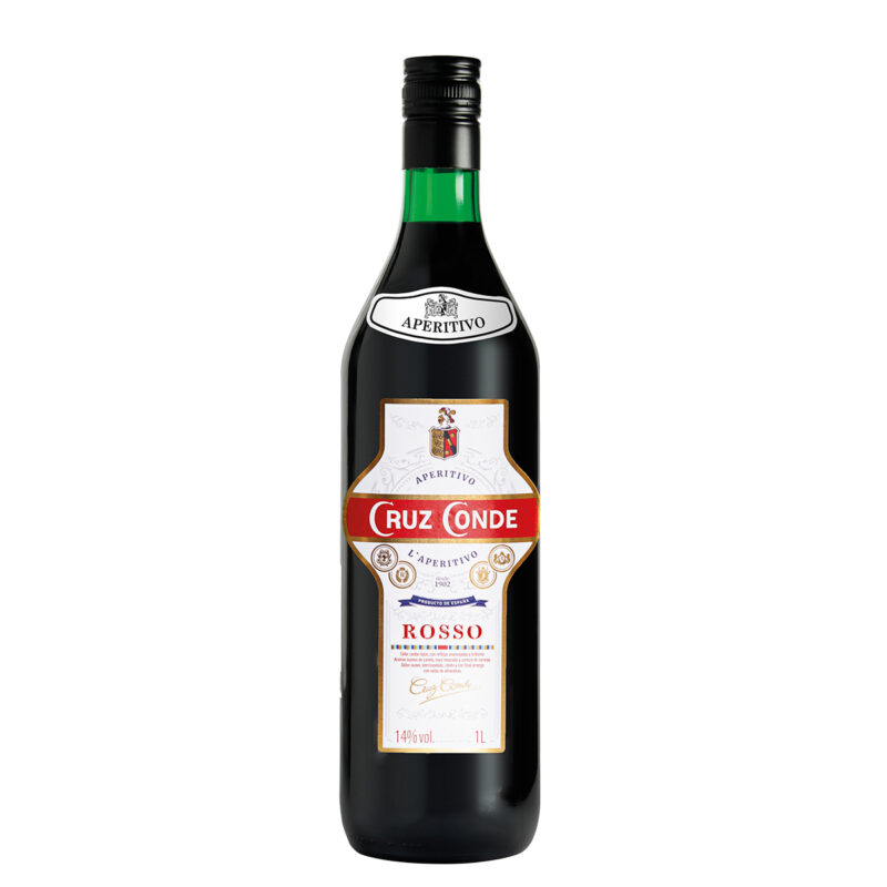 Aperitivo Rojo Cruz Conde Rosso botella 1 litro