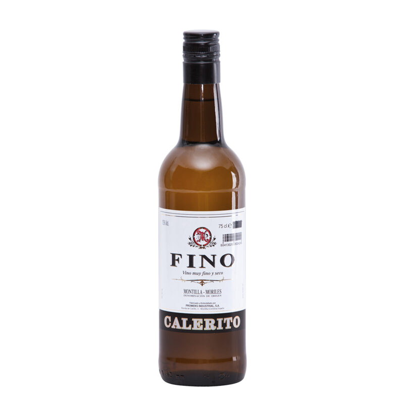 Fino Calerito Márquez Panadero botella 75 cl, vino muy fino y seco D.O.P. Montilla-Moriles
