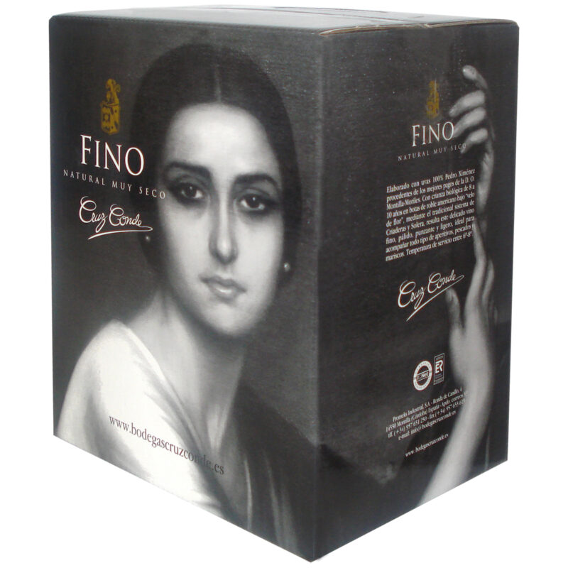Fino bag in box 5 litros Cruz Conde Natural Muy Seco, D.O.P. Montilla-Moriles