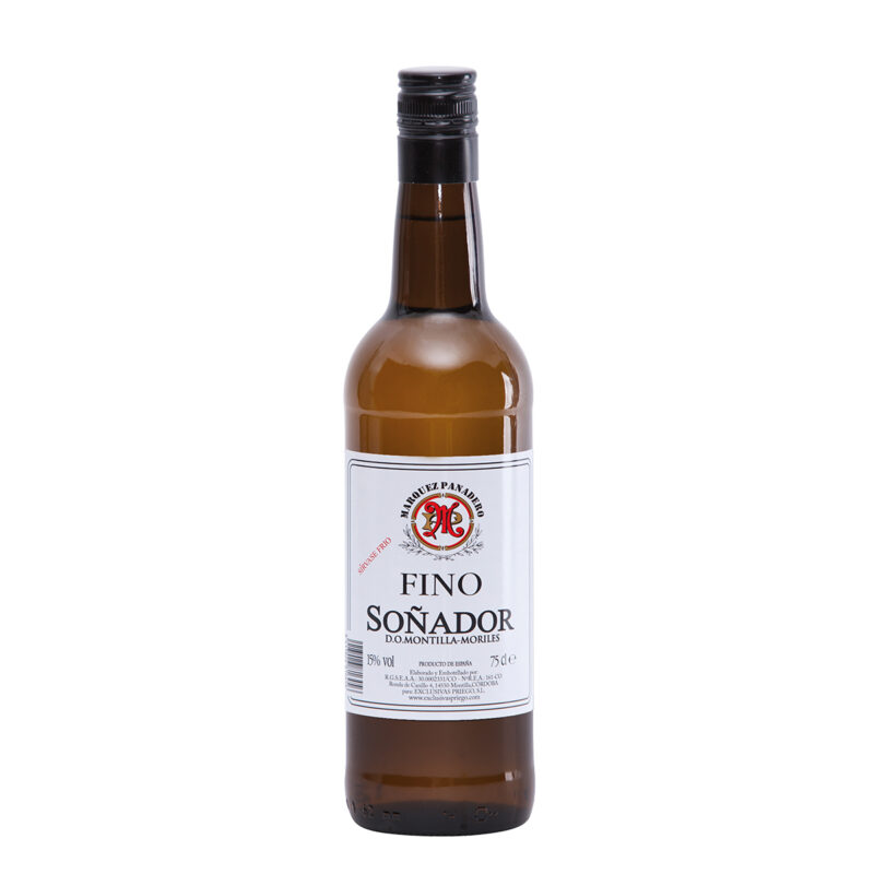 Fino Soñador Márquez Panadero botella 75 cl, vino fino D.O.P. Montilla-Moriles