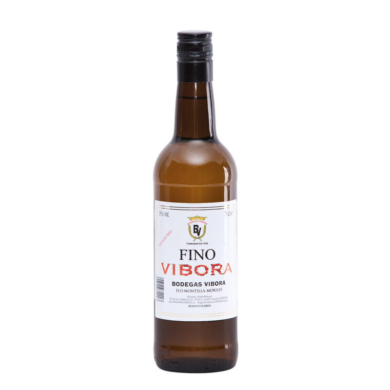 Fino Víbora botella 75 cl, fino seco D.O.P. Montilla-Moriles