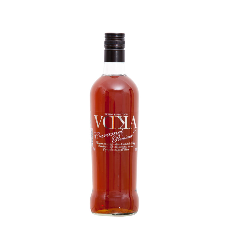 Vdka Caramel Premium bebida espirituosa de caramelo, botella 70 cl
