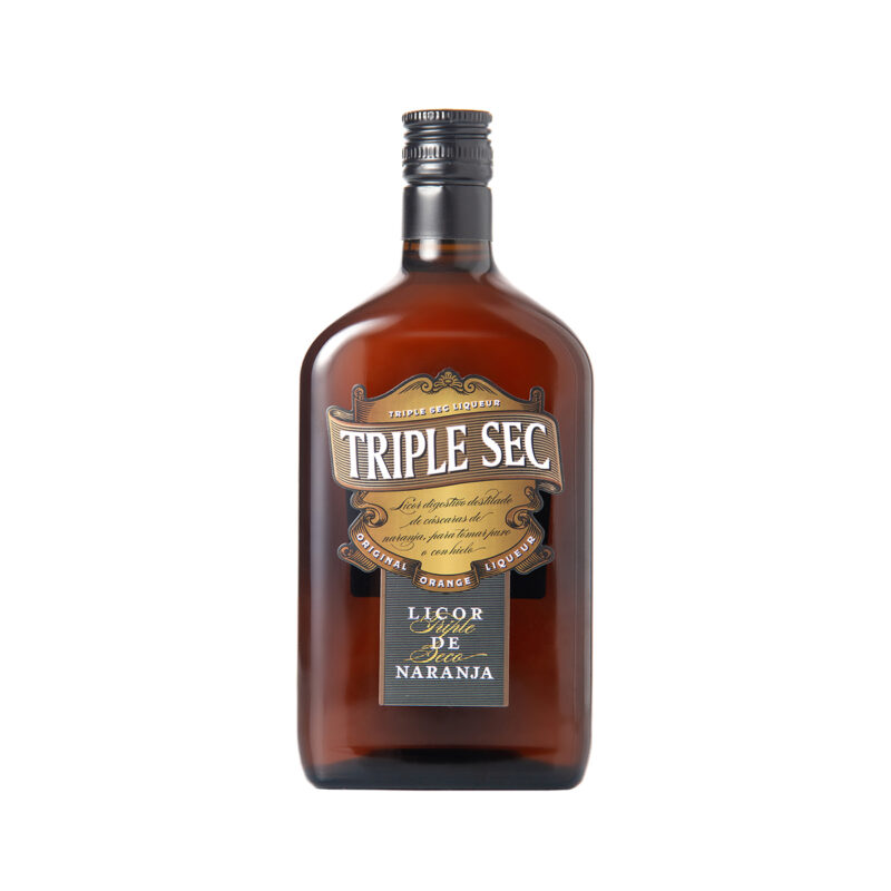 Triple Seco Cruz Conde licor de naranja destilado de cáscaras, botella 70 cl