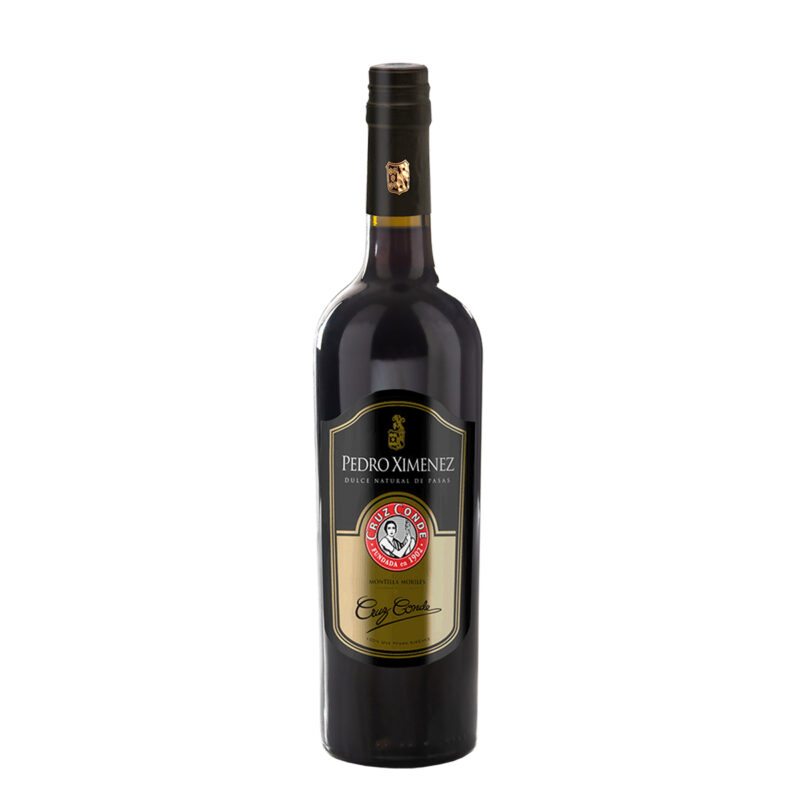 Pedro Ximénez Cruz Conde botella 75 cl, vino dulce natural de pasas D.O.P. Montilla-Moriles