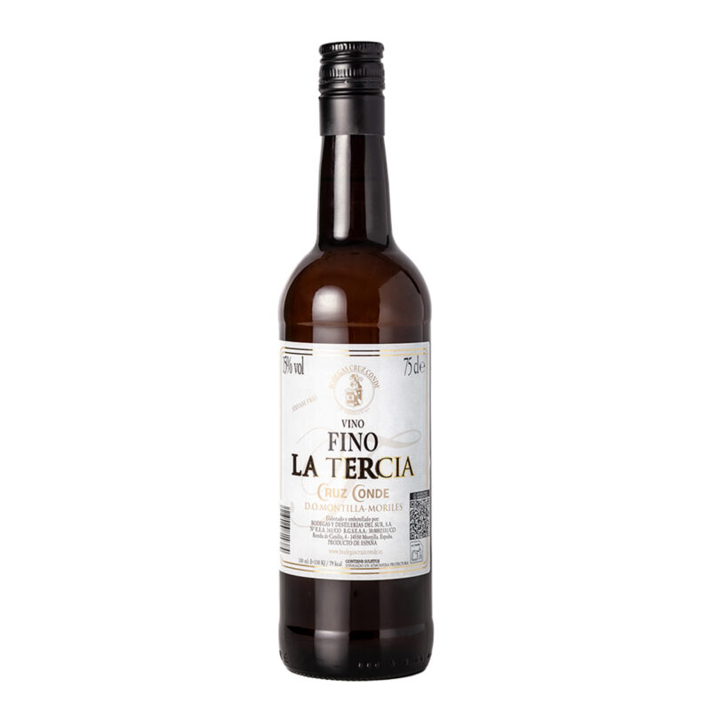 Fino La Tercia Cruz Conde botella 75 cl, vino fino D.O.P. Montilla-Moriles