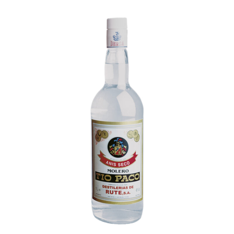 Anís Seco Tío Paco 1 L en botella de cristal