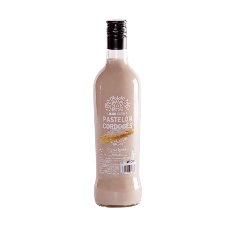Licor Crema Pastelón Cordobés Cruz Conde, botella 70 cl
