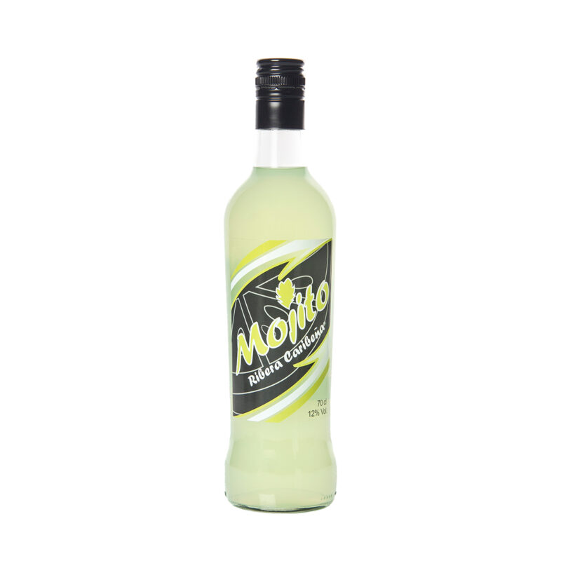 Mojito Ribera Caribeña cóctel de mojito embotellado, botella 70 cl